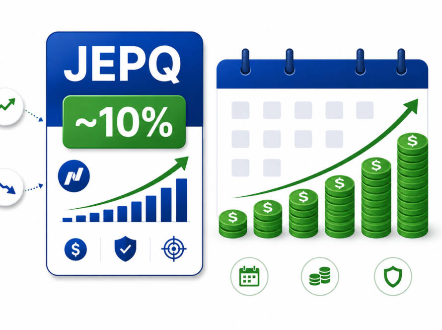 JEPQ ETF review 2026 showing high yield monthly income from JPMorgan Nasdaq Equity Premium Income ETF