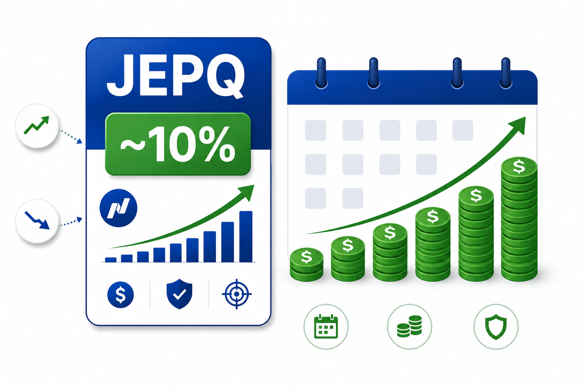 JEPQ ETF review 2026 showing high yield monthly income from JPMorgan Nasdaq Equity Premium Income ETF