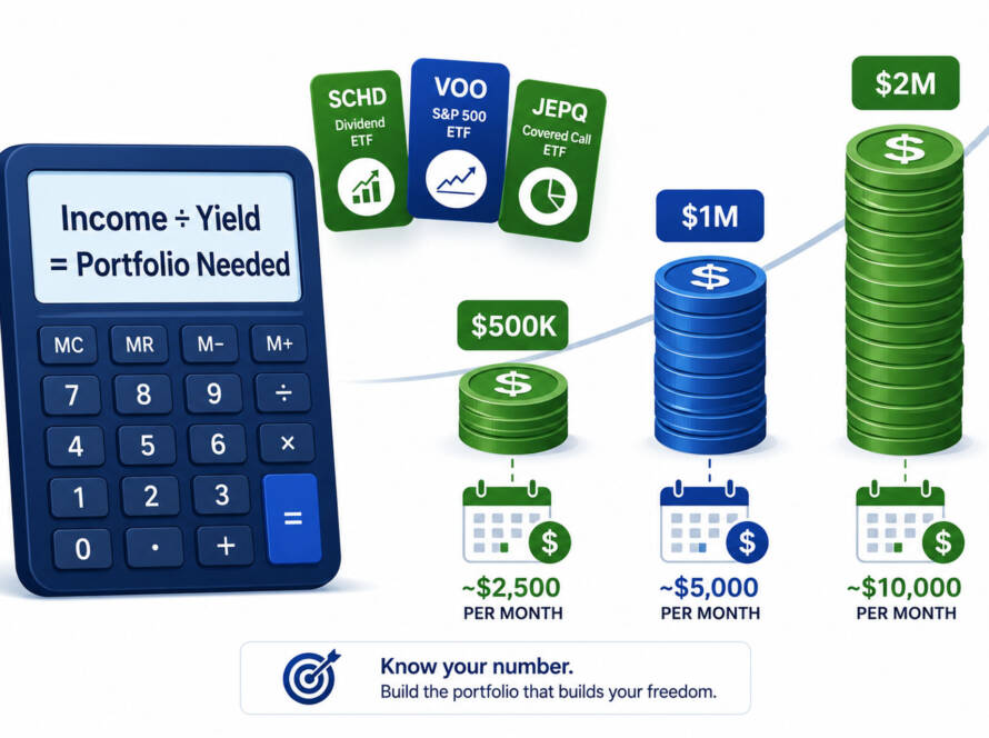 How much money you need to live off dividends — portfolio size and income calculator guide for 2026 investors